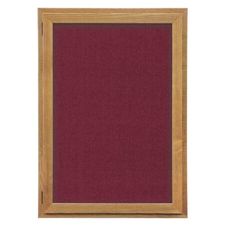 United Visual Products Outdoor Enclosed Combo Board, 72"x36", Blk Frame/Blk Porc & Medium Grey UVCB7236ODB-BLKPORC-MEDGRY